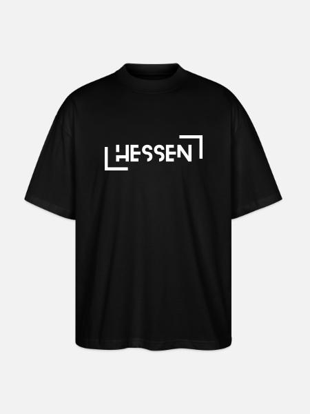 Hessen - Stanley/Stella Oversized Unisex Bio T-Shirt Blaster 2.0 - Schwarz