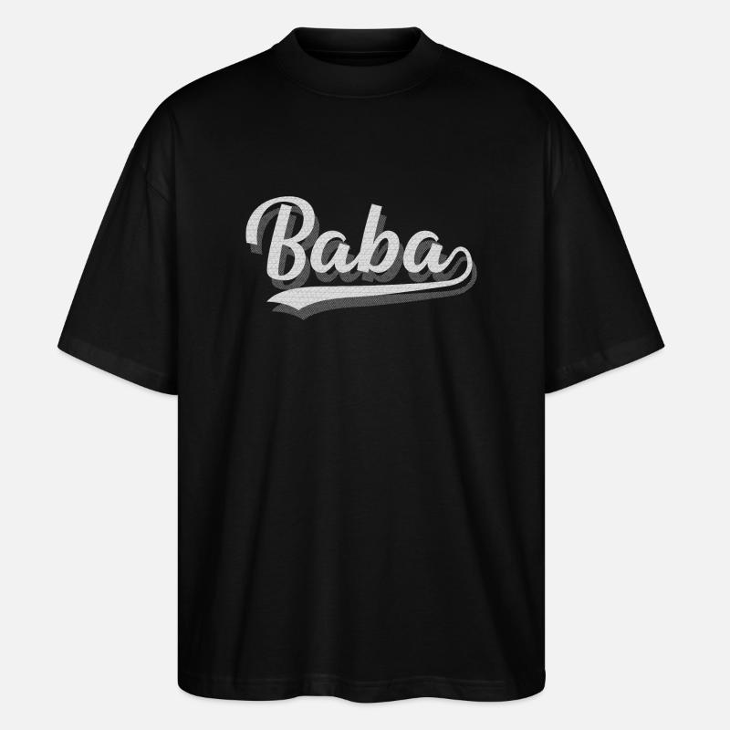 Baba - Stanley/Stella Oversized Unisex Bio T-Shirt Blaster 2.0 - Schwarz