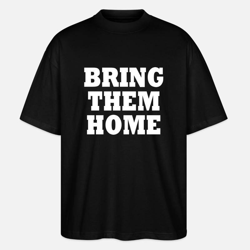Bring them home - Stanley/Stella Oversized Unisex Bio T-Shirt Blaster 2.0 - Schwarz