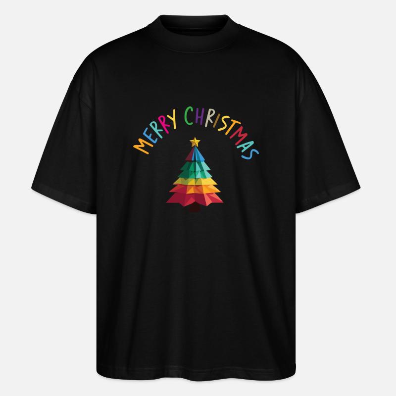 Frohe Weihnachten! - Stanley/Stella Oversized Unisex Bio T-Shirt Blaster 2.0 - Schwarz