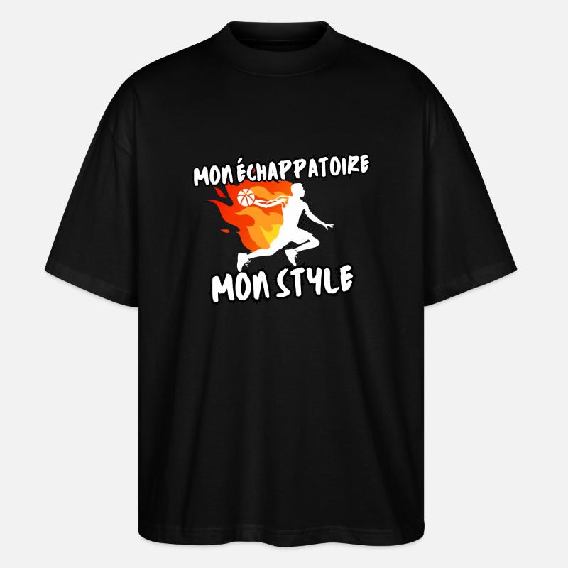 Mein Stil - Stanley/Stella Oversized Unisex Bio T-Shirt Blaster 2.0 - Schwarz