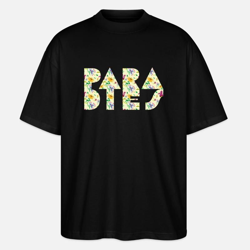 paradies wordonshirt - Stanley/Stella Oversized Unisex Bio T-Shirt Blaster 2.0 - Schwarz
