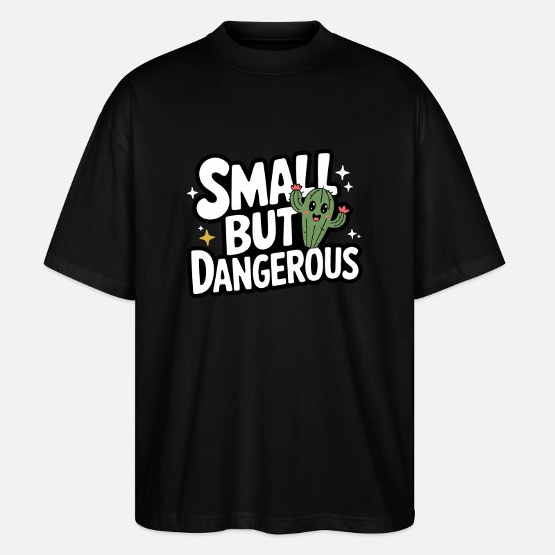 Cactus Cactus Plante du désert - T-shirt bio Blaster 2.0 coupe oversize Stanley/Stella Unisexe - noir
