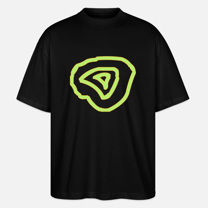 circles - Stanley/Stella Oversized Unisex Organic T-shirt Blaster 2.0 - black