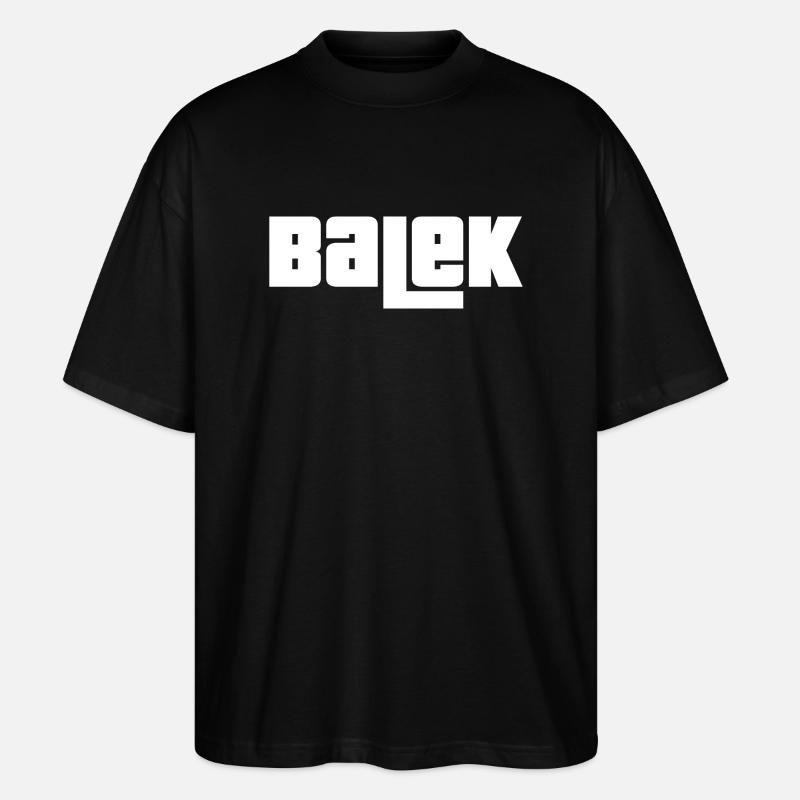 Balek - T-shirt bio Blaster 2.0 coupe oversize Stanley/Stella Unisexe - noir