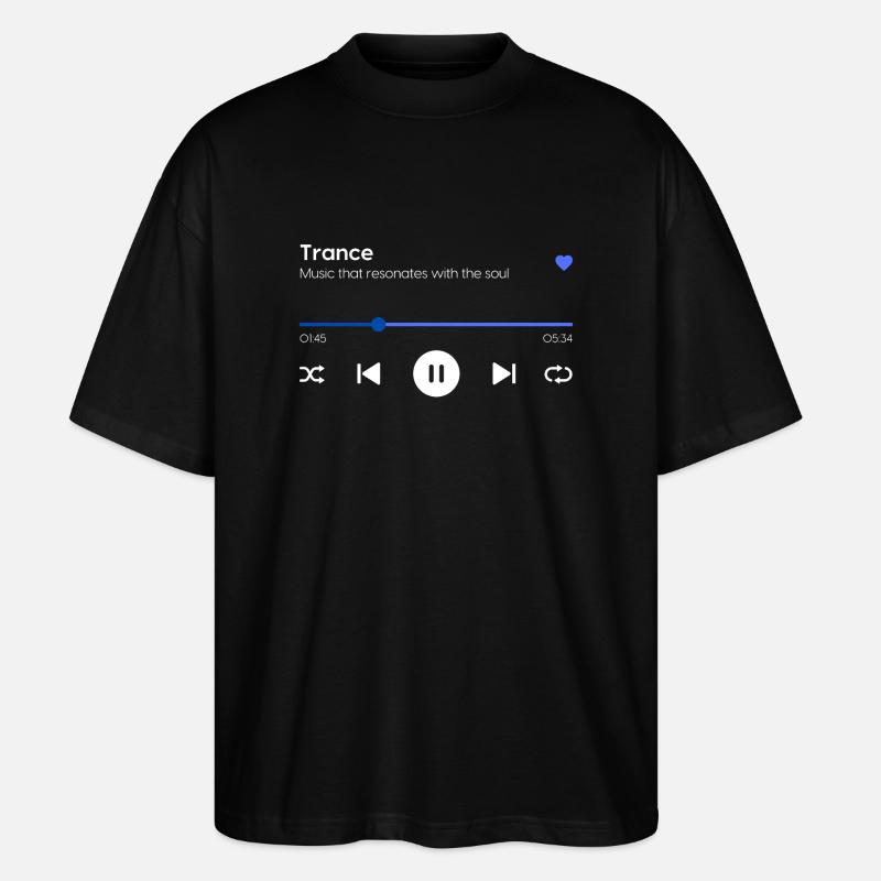 Trance - Stanley/Stella Oversized Unisex Bio T-Shirt Blaster 2.0 - Schwarz
