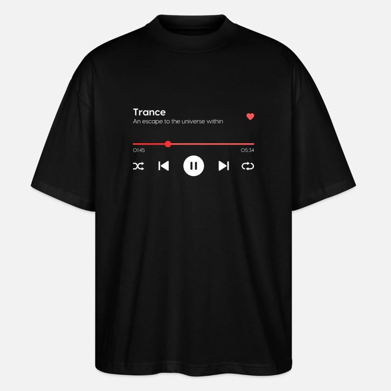 Transe - T-shirt bio Blaster 2.0 coupe oversize Stanley/Stella Unisexe - noir