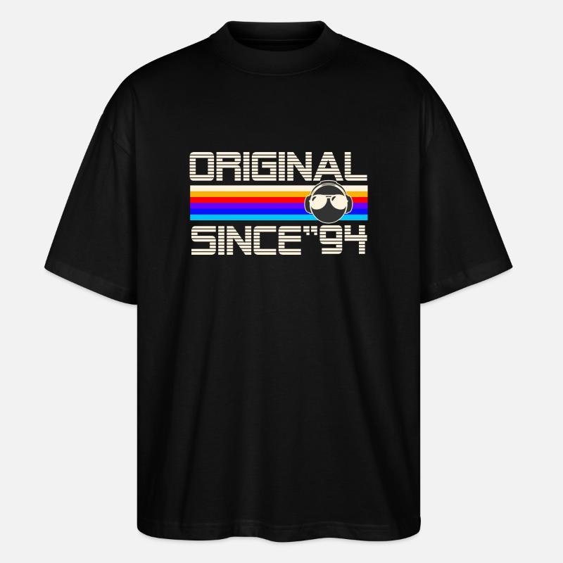 Seit 94 - Stanley/Stella Oversized Unisex Bio T-Shirt Blaster 2.0 - Schwarz