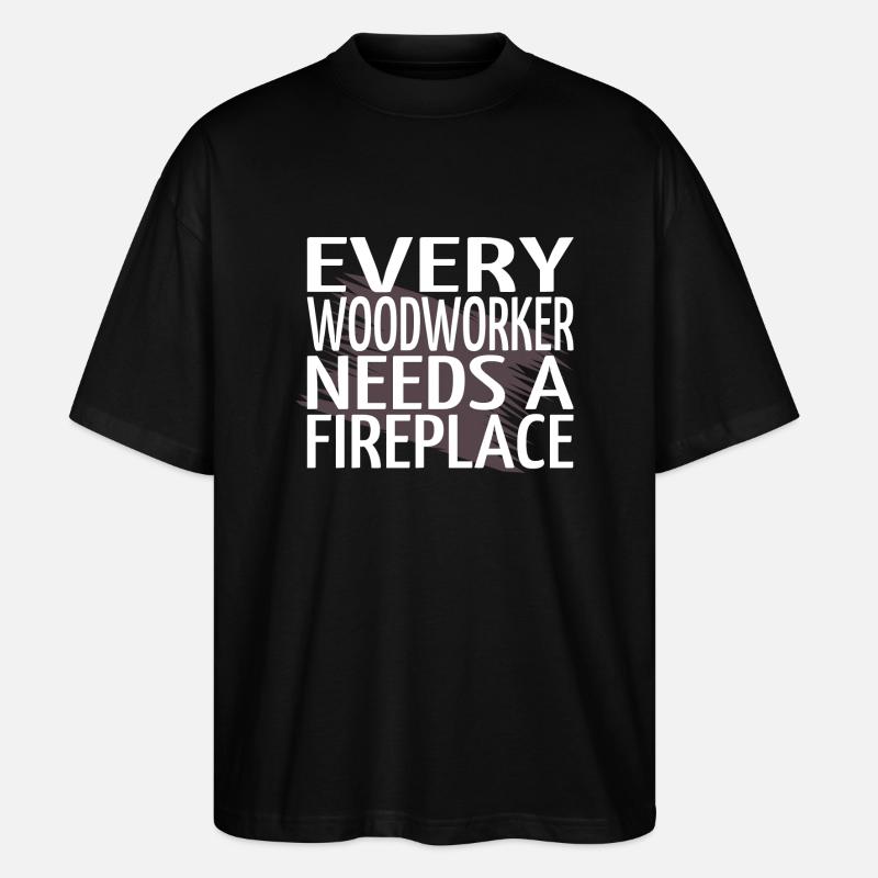 birthday present jackhammer - Stanley/Stella Oversized Unisex Bio T-Shirt Blaster 2.0 - Schwarz
