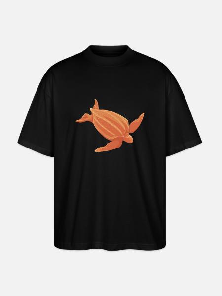 Turtle - Stanley/Stella Oversized Unisex Bio T-Shirt Blaster 2.0 - Schwarz
