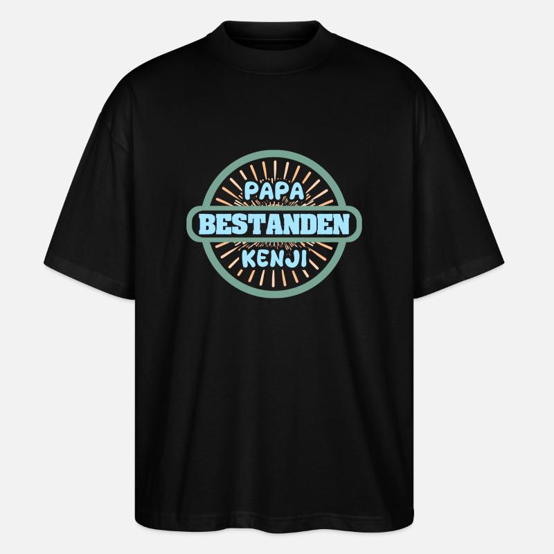 Kenji - T-shirt bio Blaster 2.0 coupe oversize Stanley/Stella Unisexe - noir