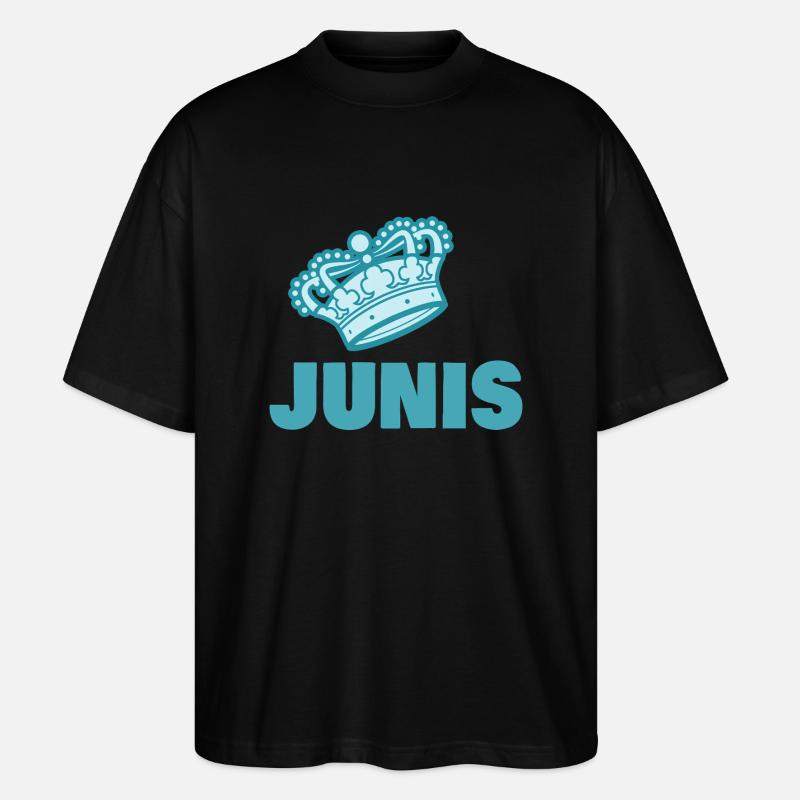 Cadeau pour Junis - T-shirt bio Blaster 2.0 coupe oversize Stanley/Stella Unisexe - noir