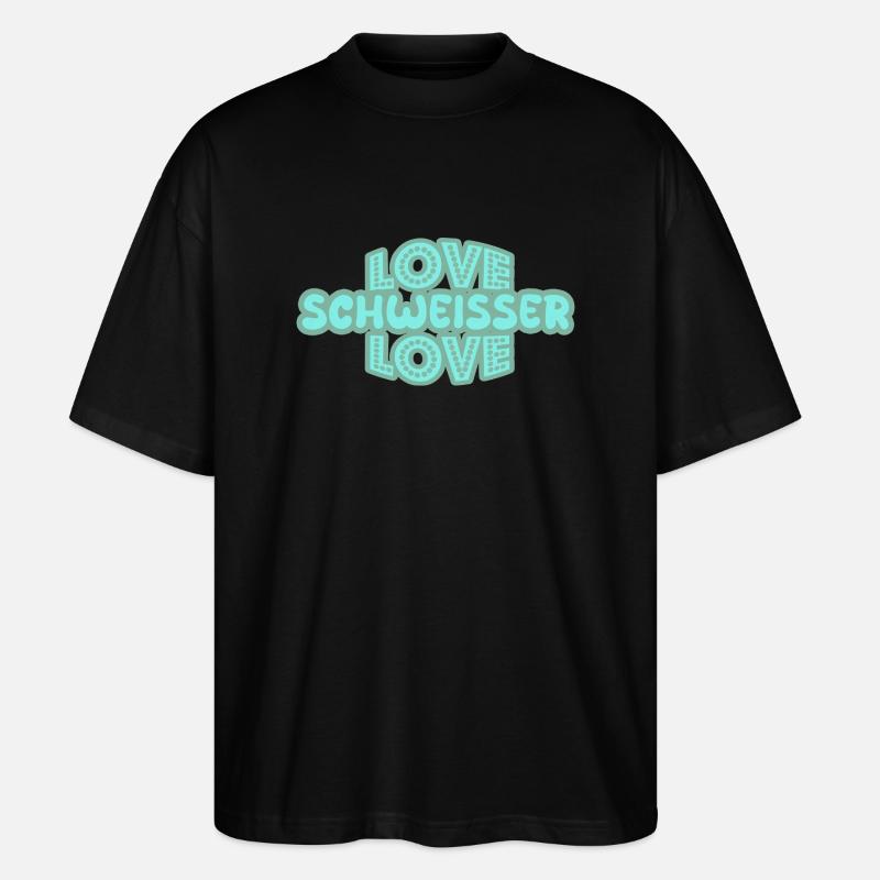 Schweisser - Stanley/Stella Oversized Unisex Bio T-Shirt Blaster 2.0 - Schwarz