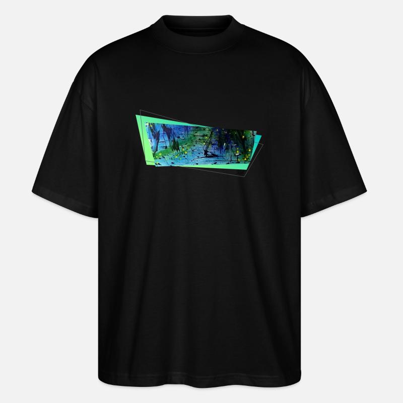 Art de rue moderne - T-shirt bio Blaster 2.0 coupe oversize Stanley/Stella Unisexe - noir