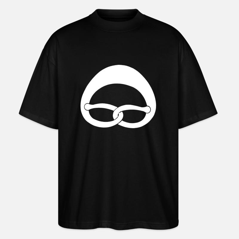 Brezel - Stanley/Stella Oversized Unisex Bio T-Shirt Blaster 2.0 - Schwarz