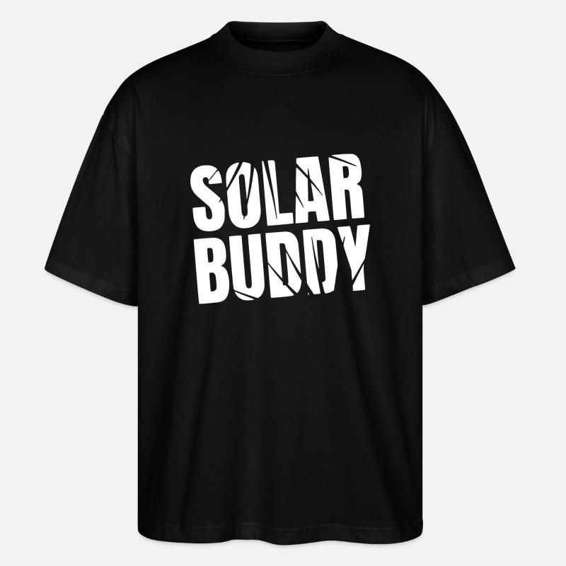Solar Buddy - Stanley/Stella Oversized Unisex Bio T-Shirt Blaster 2.0 - Schwarz