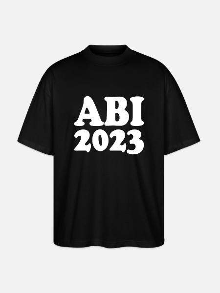 Abi 2023 - Stanley/Stella Oversized Unisex Bio T-Shirt Blaster 2.0 - Schwarz