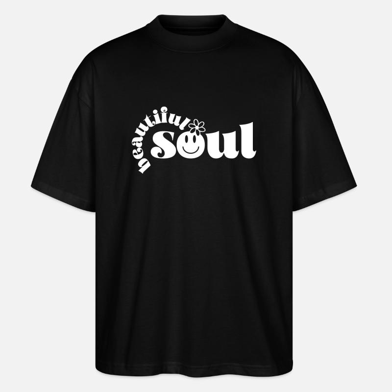 schöne Seele / Belle âme - Stanley/Stella Oversized Unisex Bio T-Shirt Blaster 2.0 - Schwarz