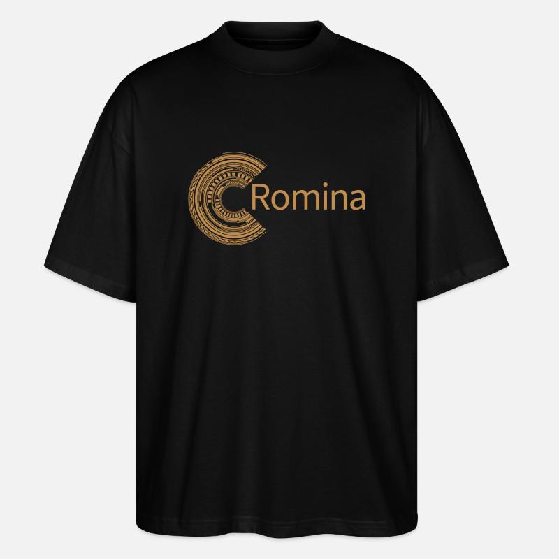 Für Romina - Stanley/Stella Oversized Unisex Bio T-Shirt Blaster 2.0 - Schwarz