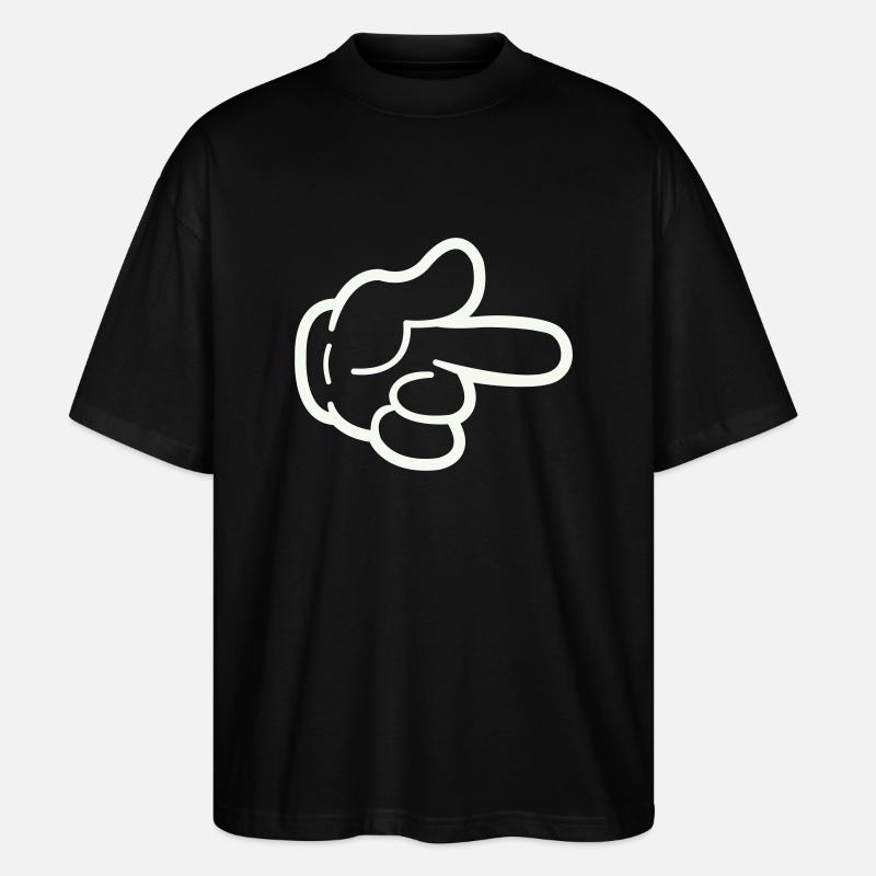 Hand Comic - Stanley/Stella Oversized Unisex Organic T-shirt Blaster 2.0 - black