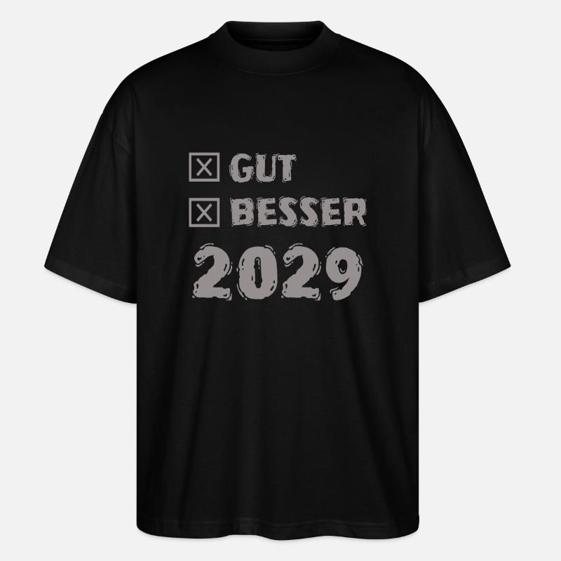 2029 - Stanley/Stella Oversized Unisex Bio T-Shirt Blaster 2.0 - Schwarz