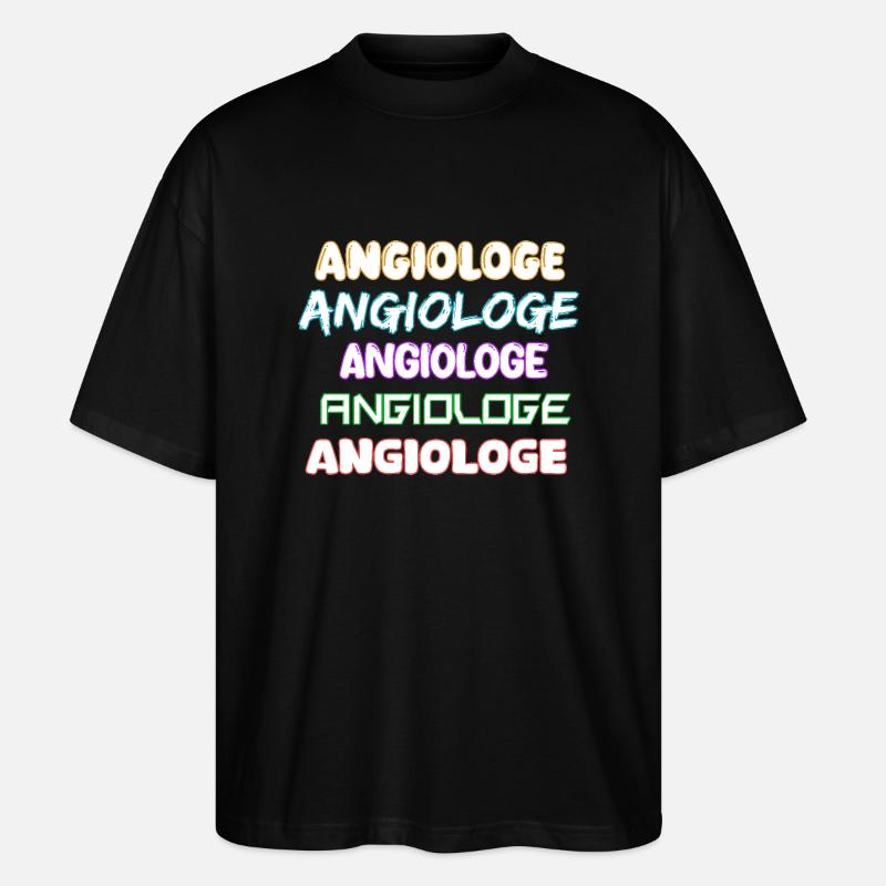 Angiologue comme métier - T-shirt bio Blaster 2.0 coupe oversize Stanley/Stella Unisexe - noir