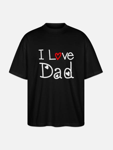 Dad - Stanley/Stella Oversized Unisex Organic T-shirt Blaster 2.0 - black