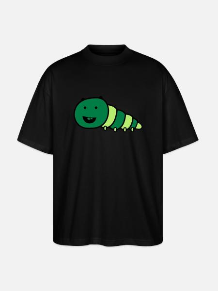 lustige_raupe - Stanley/Stella Oversized Unisex Organic T-shirt Blaster 2.0 - black