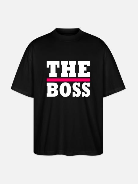 The boss - T-shirt bio Blaster 2.0 coupe oversize Stanley/Stella Unisexe - noir