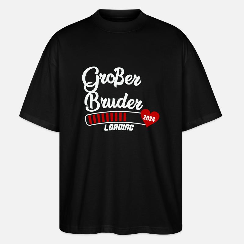 großer bruder loading 2024 - Stanley/Stella Oversized Unisex Bio T-Shirt Blaster 2.0 - Schwarz
