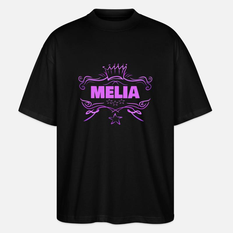 Melia bébé - T-shirt bio Blaster 2.0 coupe oversize Stanley/Stella Unisexe - noir