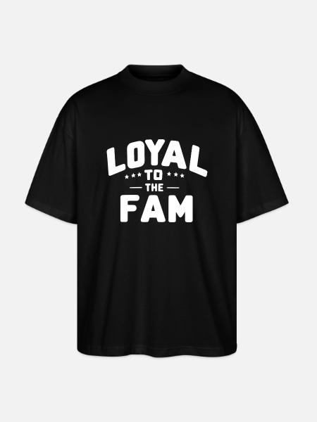 Loyal to the Fam - Stanley/Stella Oversized Unisex Organic T-shirt Blaster 2.0 - black