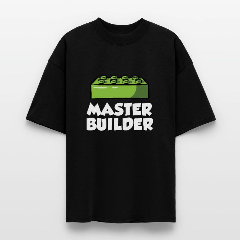 Brick Builder Brick Building Master Builder Stanley/Stella Oversized Unisex Organic T-shirt Blaster 2.0