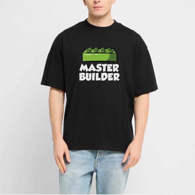 Constructeur de briques Bâtiment en briques Maître constructeur T-shirt bio Blaster 2.0 coupe oversize Stanley/Stella Unisexe