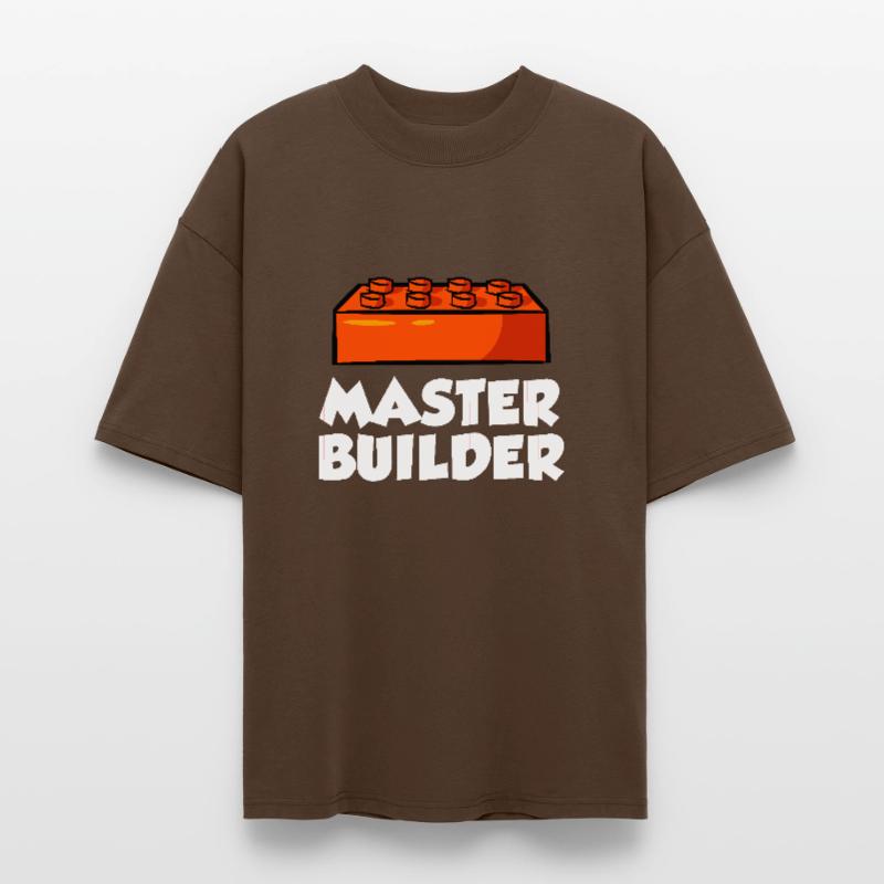 Brick Builder Brick Building Master Builder Stanley/Stella Oversized Unisex Organic T-shirt Blaster 2.0