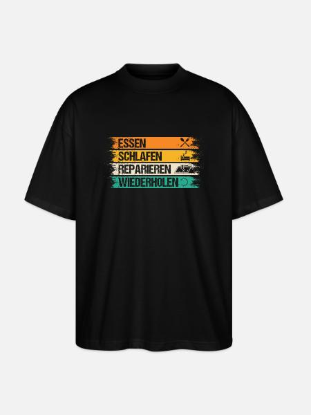 Master Roofer Roofer - Stanley/Stella Oversized Unisex Organic T-shirt Blaster 2.0 - black