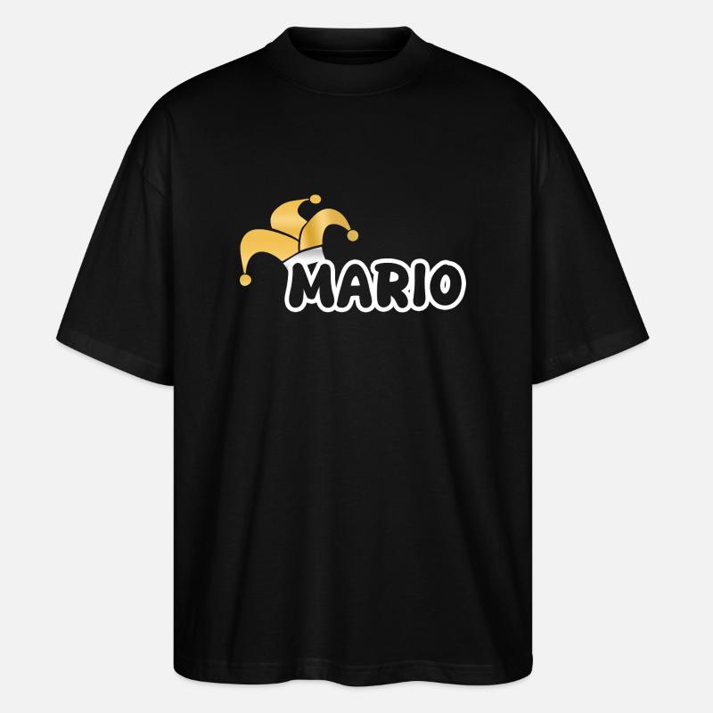 Mario de carnaval - T-shirt bio Blaster 2.0 coupe oversize Stanley/Stella Unisexe - noir