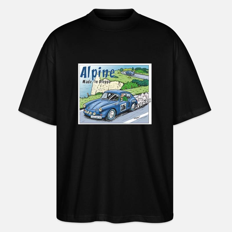 Polete en Alpine 106 - T-shirt bio Blaster 2.0 coupe oversize Stanley/Stella Unisexe - noir