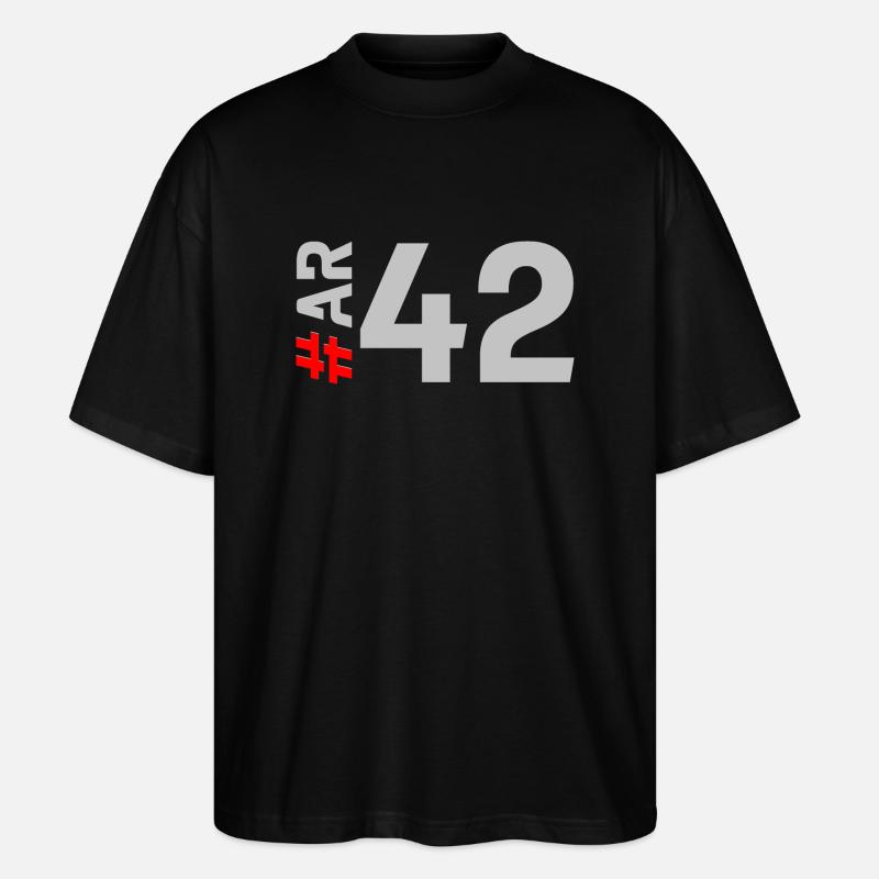 AR42-KARTON - Stanley/Stella Oversized Unisex Bio T-Shirt Blaster 2.0 - Schwarz