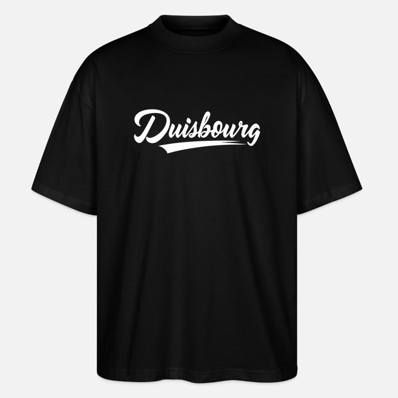 Duisbourg - T-shirt bio Blaster 2.0 coupe oversize Stanley/Stella Unisexe - noir