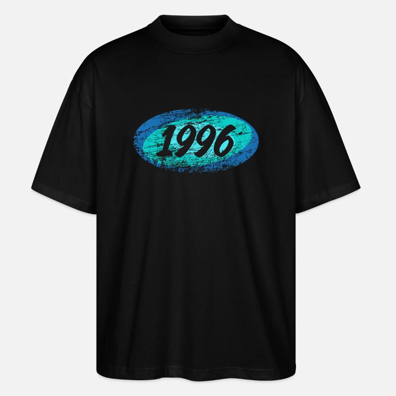1996 1996 - Stanley/Stella Oversized Unisex Bio T-Shirt Blaster 2.0 - Schwarz