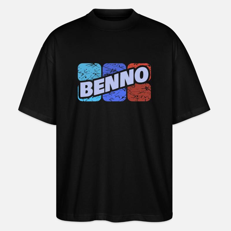 Benno Benno - T-shirt bio Blaster 2.0 coupe oversize Stanley/Stella Unisexe - noir