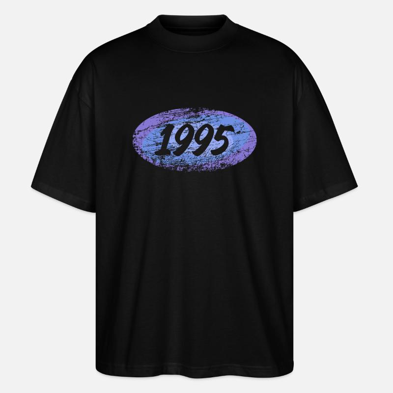 1995 - Stanley/Stella Oversized Unisex Bio T-Shirt Blaster 2.0 - Schwarz