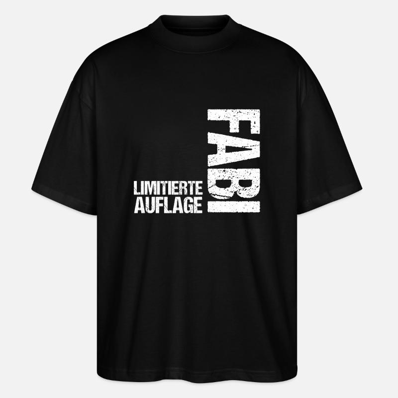 Fabian - Stanley/Stella Oversized Unisex Bio T-Shirt Blaster 2.0 - Schwarz