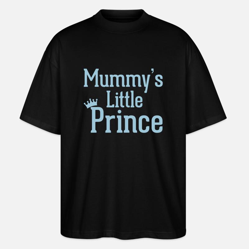 Mummy's Prince - Stanley/Stella Oversized Unisex Bio T-Shirt Blaster 2.0 - Schwarz