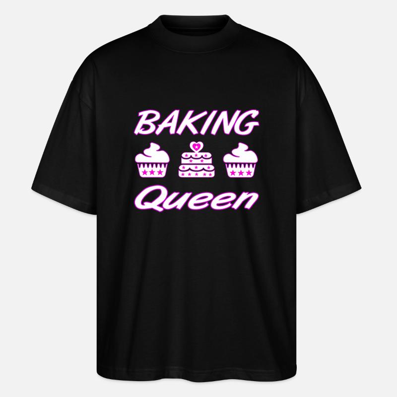 Backen - Stanley/Stella Oversized Unisex Bio T-Shirt Blaster 2.0 - Schwarz
