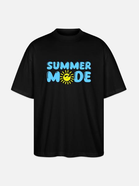 Summer Mode - Stanley/Stella Oversized Unisex Organic T-shirt Blaster 2.0 - black