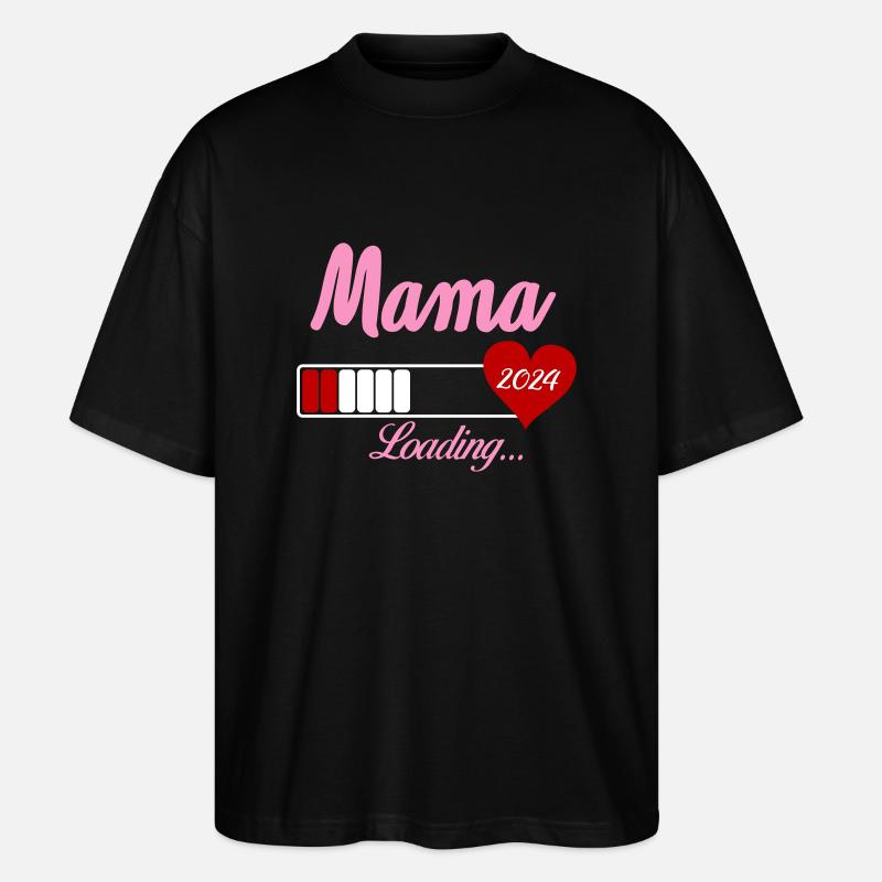 Mama Loading 2024 - Stanley/Stella Oversized Unisex Organic T-shirt Blaster 2.0 - black