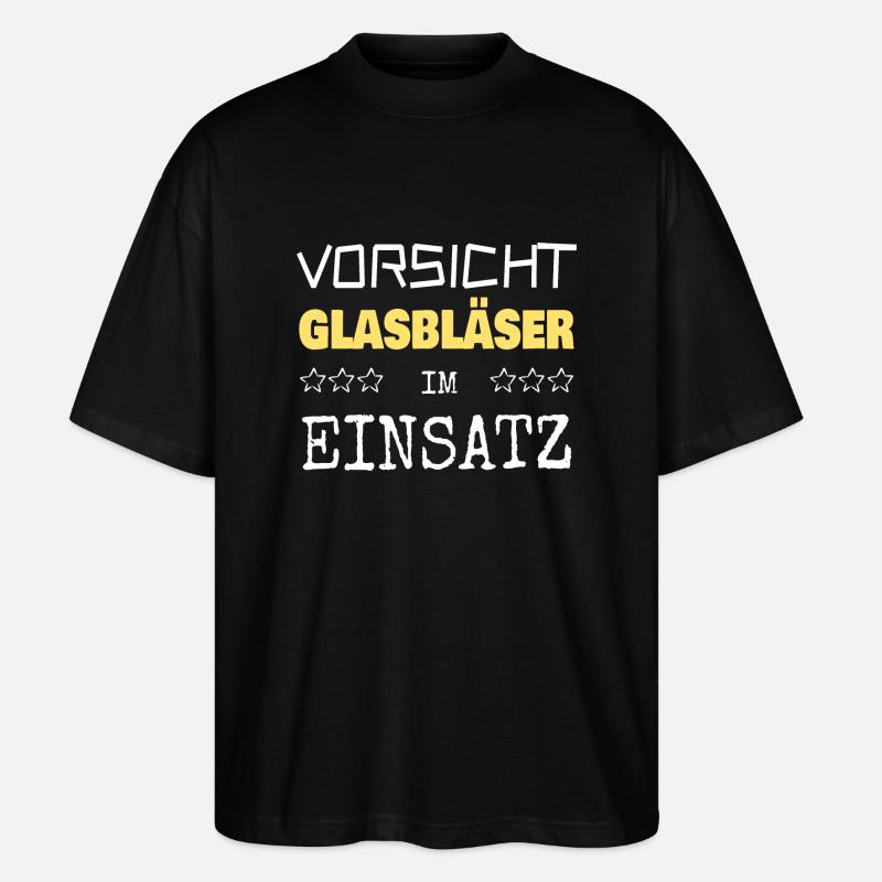 Souffleur - T-shirt bio Blaster 2.0 coupe oversize Stanley/Stella Unisexe - noir