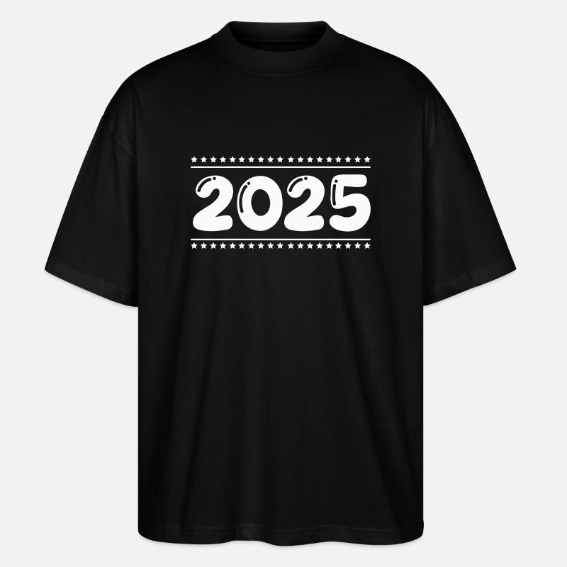 2025 - Stanley/Stella Oversized Unisex Bio T-Shirt Blaster 2.0 - Schwarz